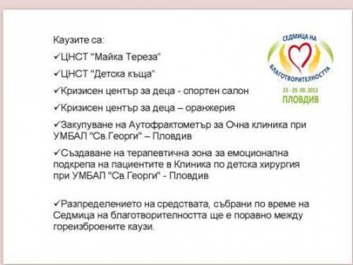 Седмица на благатворителността